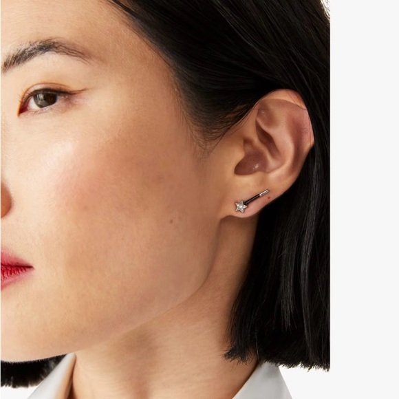 NWT kate spade Starring Bunny & Magic Wand Crystal Earrings with Gift Packaging - Picture 4 of 12